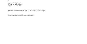 Dark Mode Toggle Button with HTML, CSS and JavaScript Dark Mode Toggle Button with HTML, CSS and JavaScript