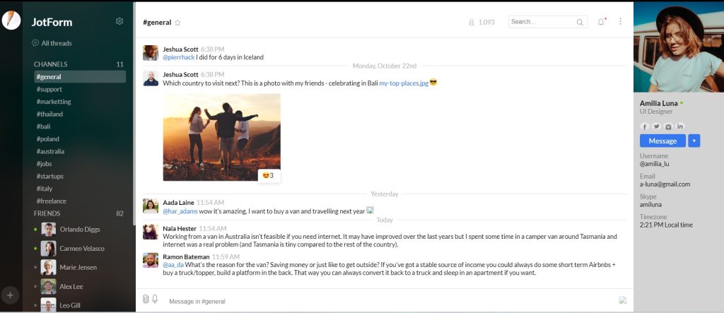  Chat App Using HTML and CSS 