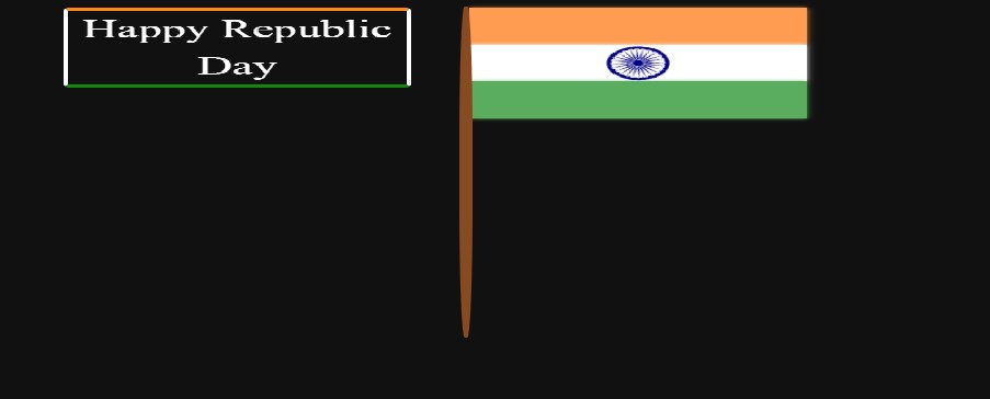 Indian Flag HTML and CSS Code | Indian Flag HTML CSS