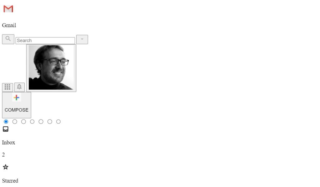 Create Gmail Clone Template Using HTML and CSS (Gmail Template)