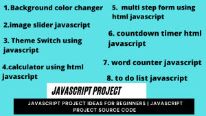 Read more about the article 10+ JavaScript Project For Beginners With Source Code (2023)