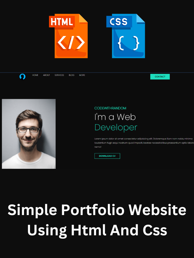 Read more about the article Simple Portfolio Website Using Html And Css