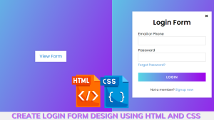 Read more about the article Create Stylish Login Page In HTML And CSS Code