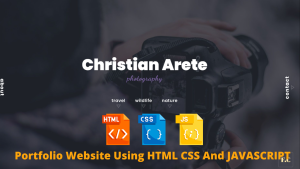 Read more about the article Portfolio Website Using HTML CSS And JAVASCRIPT ( Source Code)