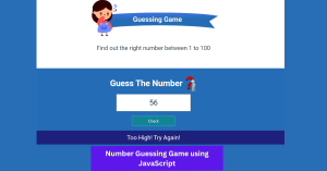 Read more about the article Number Guessing Game using JavaScript