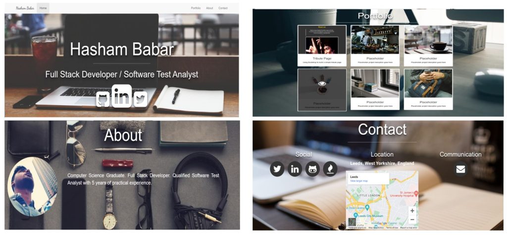 Create a Portfolio Website Using HTML ,CSS ,Bootstrap and JavaScript Portfolio Website Using HTML ,CSS and Bootstrap