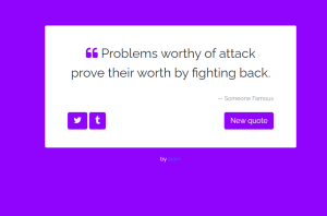 Random Quote Generator Using HTML & CSS, And JavaScript Random Quote Generator Using Javascript