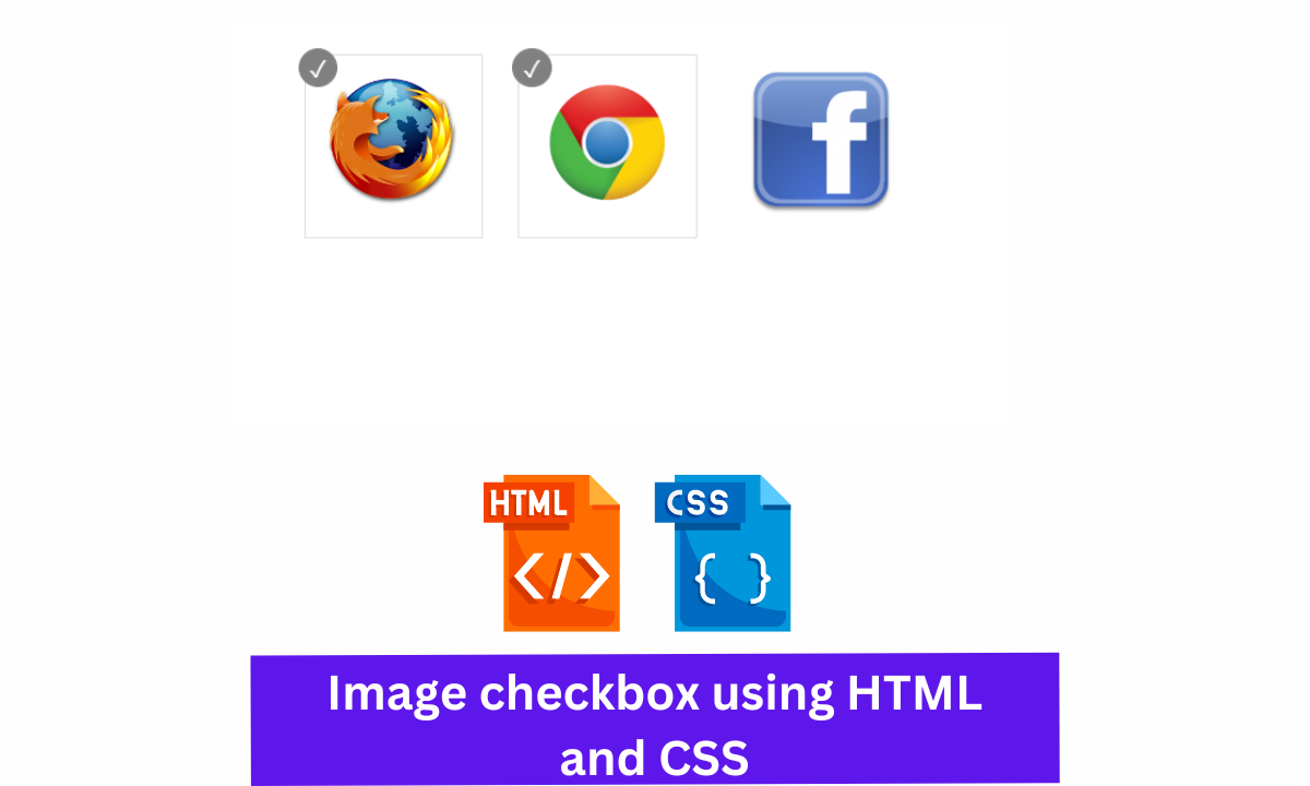 How to Add Image in Checkbox in HTML?