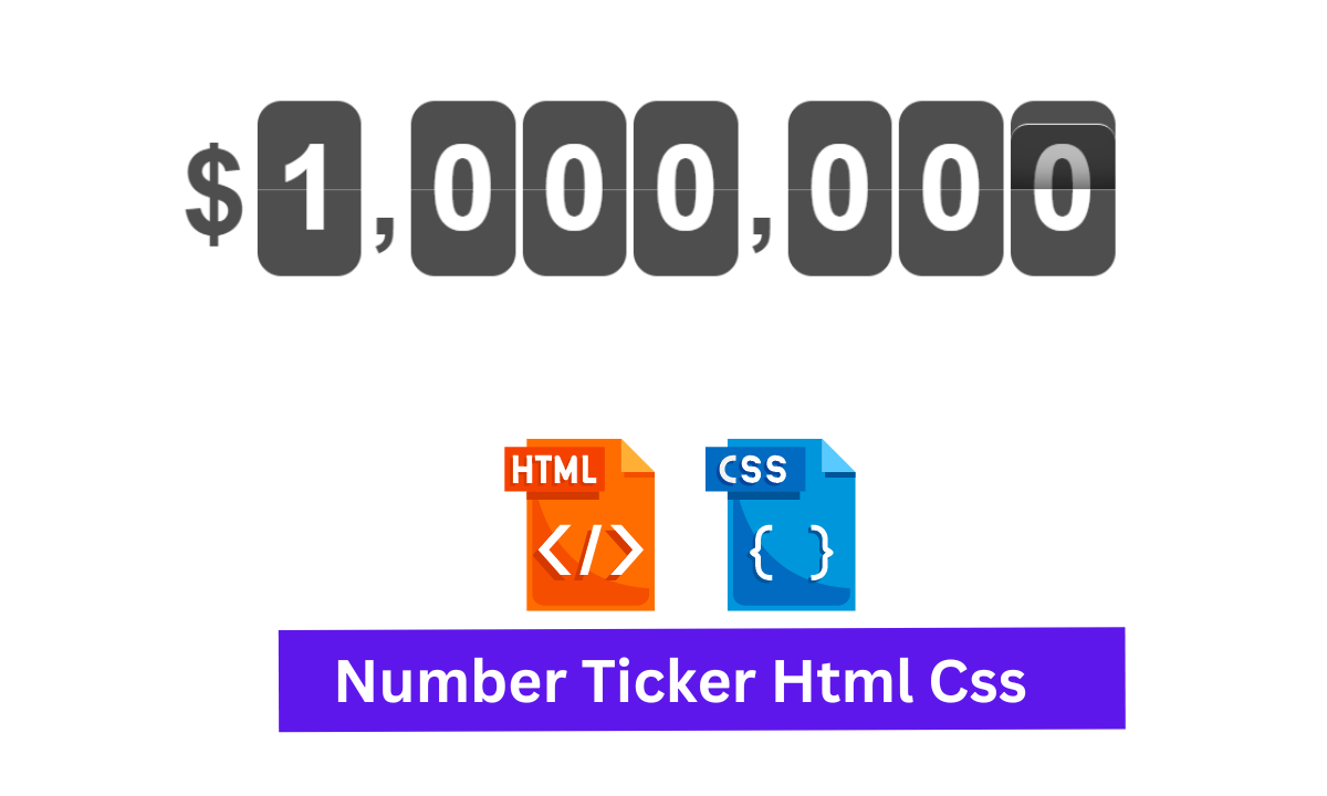 Number Ticker Html Css