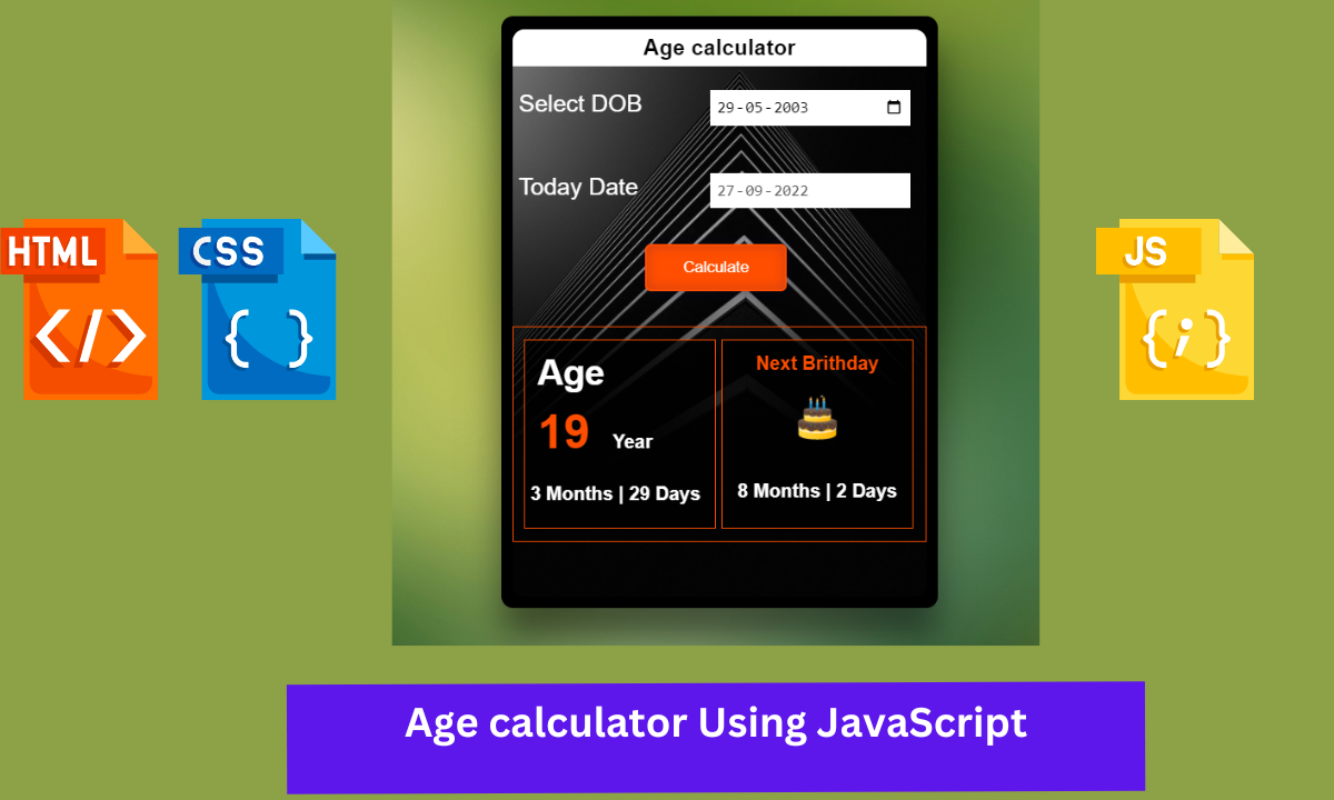 You are currently viewing Age Calculator Using Javascript