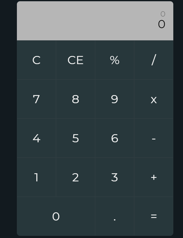 html calculator template