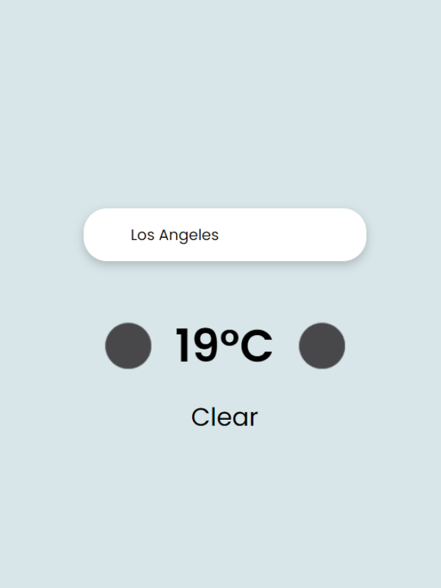 Read more about the article Weather App Using Html,Css And Javascript