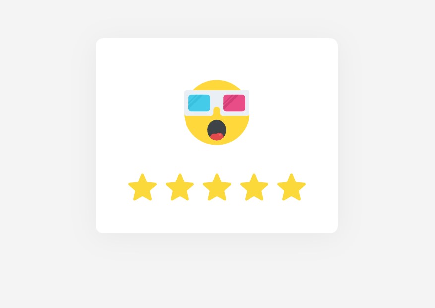 5 Star Rating with HTML and CSS Code