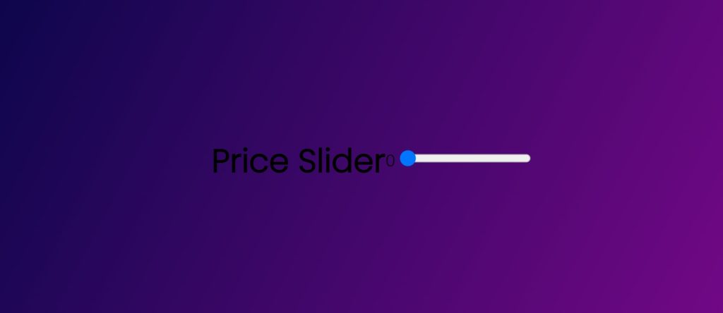 Price Range Slider Using HTML , CSS & JavaScript Price Range Slider Using HTML,CSS & JavaScript