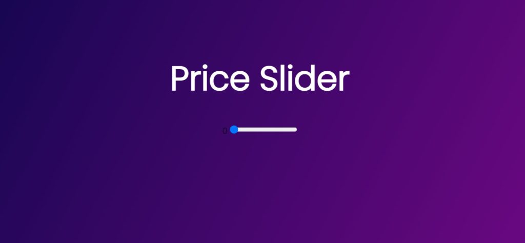 Price Range Slider Using HTML , CSS & JavaScript Price Range Slider Using HTML,CSS & JavaScript