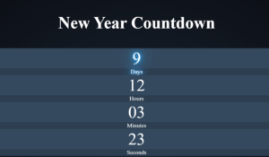 How To Create New Year Countdown 2025 Using Javascript