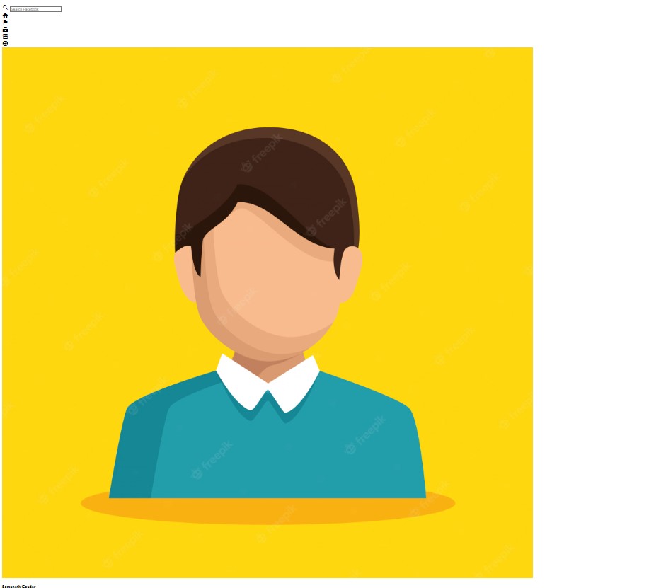 Facebook Clone Website Using HTML & CSS