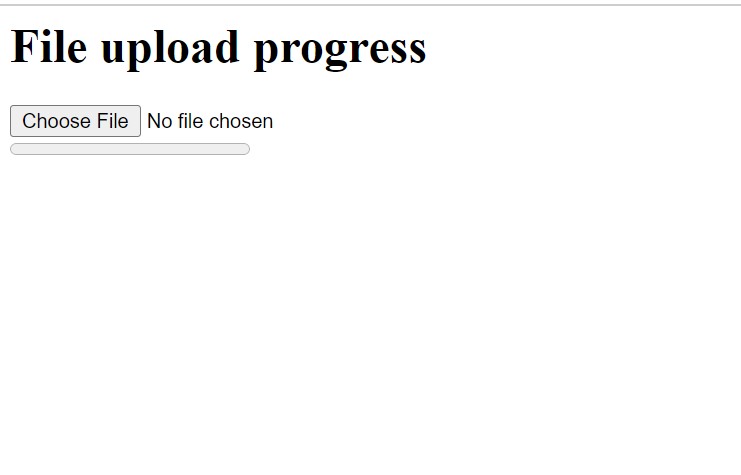 File Upload with Progress Bar HTML, CSS & JavaScript File Upload with Progress Bar HTML, CSS & JavaScript