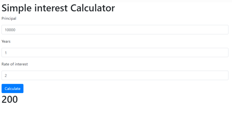 How To Build Interest Calculator Using JavaScript