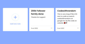 Read more about the article Build A Notes App Using HTML ,CSS & Javascript