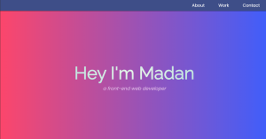 Read more about the article Portfolio Website using HTML and CSS (Source Code)