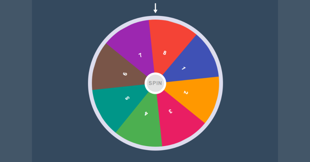 Spinning Wheel Using HTML and JavaScript