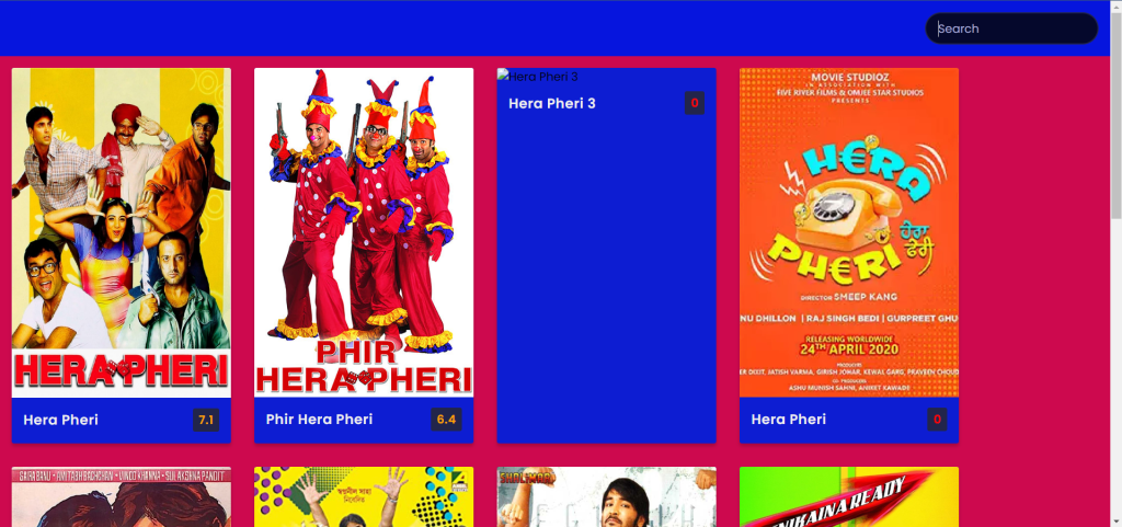 Html Code For Movie Website