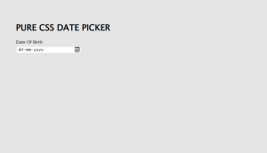 custom input date css