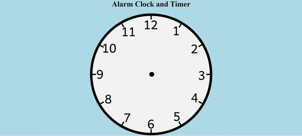 Create An Alarm Clock Using HTML, CSS, & JavaScript