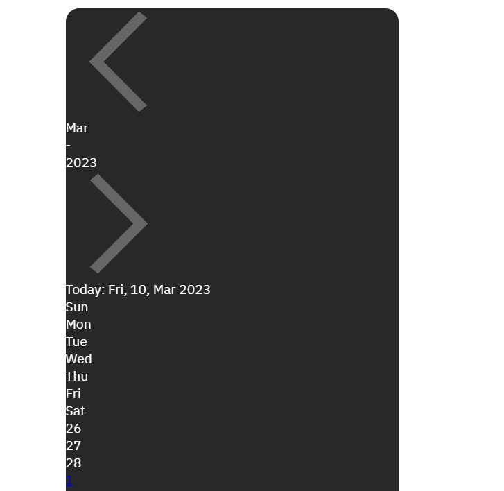 Calendar Using HTML ,CSS, and JavaScript (Source Code)