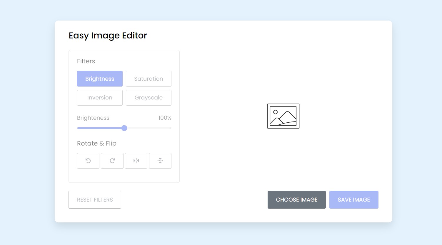 Creating a Image Editor Using HTML & JavaScript Source Code