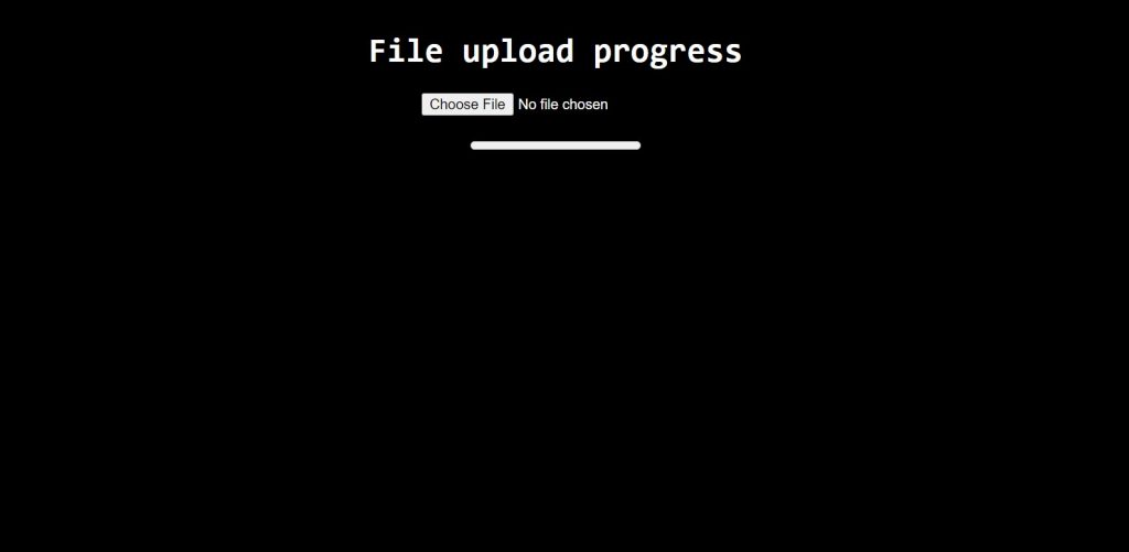 File Upload with Progress Bar HTML, CSS & JavaScript File Upload with Progress Bar HTML CSS & JavaScript