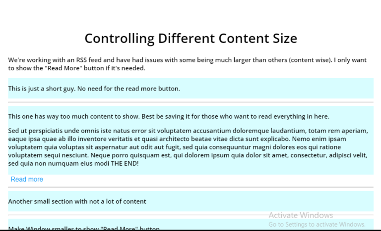 15+ Read More Button Examples [ Demo + Code ]