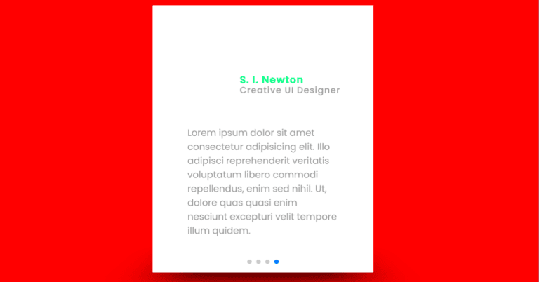 3D Cube Image Slider using HTML, CSS & JavaScript