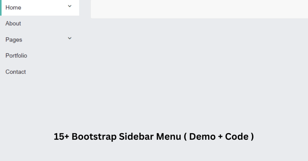14+ Bootstrap Sidebars (Example +Free Code)