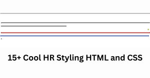 Read more about the article 15+ Cool HR Styling HTML and CSS