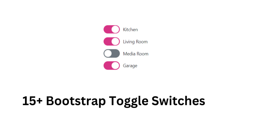 15+ Bootstrap Toggle Switches