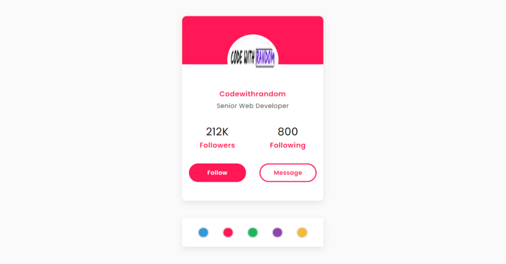 How to Create a Dynamic Card using JavaScript?
