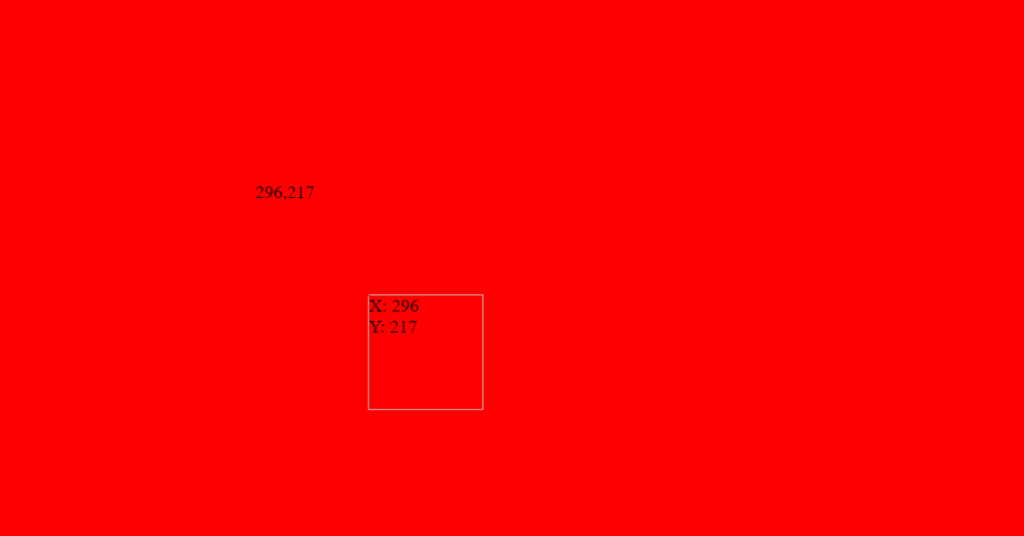 Get Mouse Position Using HTML, CSS, And JavaScript