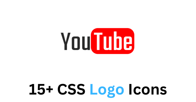 15+ CSS Logo Icons