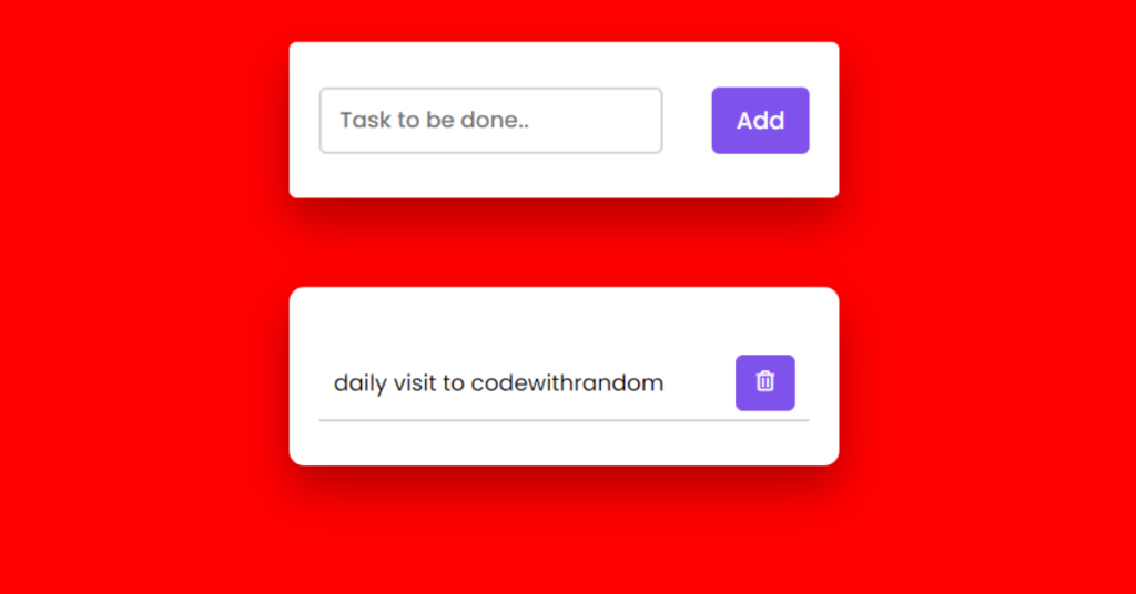 To Do List Html Css Javascript Source Code