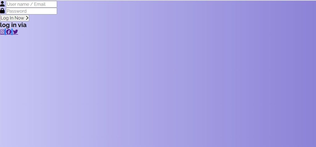 How To Create A Login Form Page Using HTML And CSS Login Form Page Using HTML And CSS