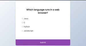 Quiz Apps Using JavaScript