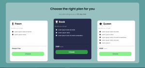 Pricing Table Examples With 3 Choices In an Easy Way