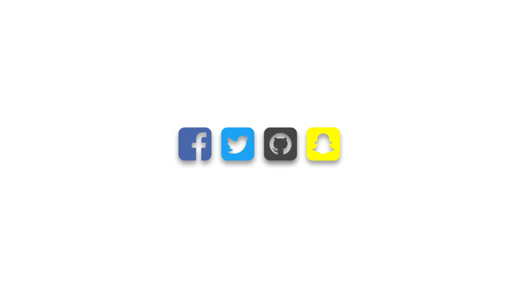 15+ Social Media Icons & Buttons Using HTML CSS