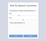 Text To Speech Using HTML and JavaScript (Source Code)