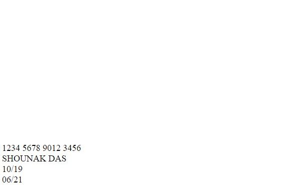 Glassmorphism Debit/Credit Card Using HTML & CSS Glassmorphism Debit/Credit Card Using HTML & CSS