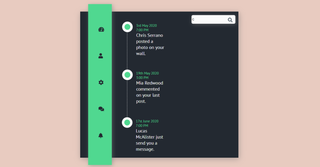How to Create a Vertical Timeline Using HTML & CSS