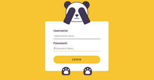 Read more about the article Interactive Panda Form Animation Hide Eye using HTML & CSS