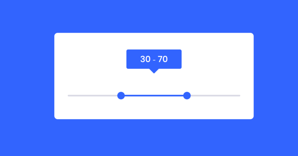 double range slider html css javascript with source code